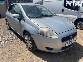 Location: Peterborough - 2006 FIAT PUNTO DYNAMIC 5 Door Hatchback REG: AD56FLX, Keys: No, MOT Expiry date: 24/04/2026, 1242 Petrol, 5 Speed Manual Petrol, Former Keepers: 8