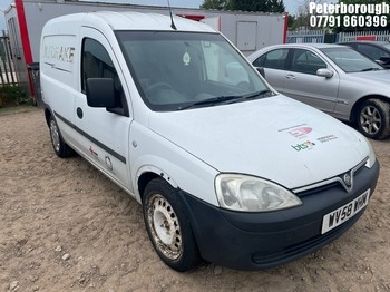 Location: Peterborough - 2008 VAUXHALL COMBO 2000 CDTI Car Derived Van REG: WV58WHM, Keys: No, MOT Expiry date: 12/05/2026, 1248 Diesel, 5 Speed Manual Diesel, Former Keepers: 5