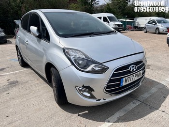 Location: Brentwood - 2017 HYUNDAI IX20 SE NAV AUTO MPV REG: MT17PNN, Keys: Yes, MOT Expiry date: 20/03/2026, 1591 Petrol, 6 Speed Auto Petrol, Former Keepers: 3