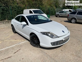 Location: Brentwood - 2010 RENAULT LAGUNA TOMTOM EDITION DCI Coupe REG: YX10RNN, Keys: No, MOT Expiry date: 15/04/2026, 1995 Diesel, 6 Speed Manual Diesel, Former Keepers: 7