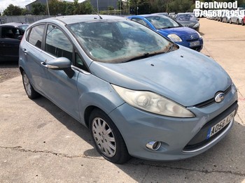Location: Brentwood - 2009 FORD FIESTA ZETEC 82 5 Door Hatchback REG: AO58KZH, Keys: No, MOT Expiry date: 14.08.2026, 1242 Petrol, 5 Speed Manual Petrol, Former Keepers: 9