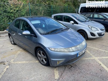 Location: Brentwood - 2006 HONDA CIVIC ES I-VTEC 5 Door Hatchback REG: NU06YUH, Keys: No, MOT Expiry date: 17/03/2026, 1799 Petrol, 6 Speed Manual Petrol, Former Keepers: 7