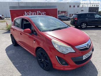 Location: South Wales - 2012 VAUXHALL CORSA LTD EDTN CDTI EFLEX 5 Door Hatchback REG: CA12WLG, Keys: No, MOT Expiry date: 02/03/2026, 1248 Diesel, 5 Speed Manual Diesel, Former Keepers: 5