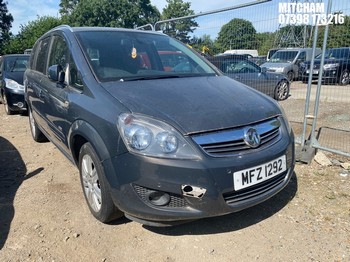 Location: Mitcham - 2012 VAUXHALL ZAFIRA DESIGN MPV REG: MFZ1292, Keys: No, MOT Expiry date: 27/03/2027, 1598 Petrol, 5 Speed Manual Petrol, Former Keepers: 6