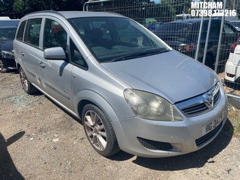 Location: Mitcham - 2010 VAUXHALL ZAFIRA LIFE MPV REG: IIG3429, Keys: No, MOT Expiry date: 08/06/2026, 1598 Petrol, 5 Speed Manual Petrol, Former Keepers: 5