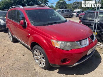 Location: Mitcham - 2008 MITSUBISHI OUTLANDER ELEGANCE A Estate REG: YY08KBX, Keys: No, MOT Expiry date: 22/05/2026, 2360 Petrol, 6 Speed Auto Petrol, Former Keepers: 7