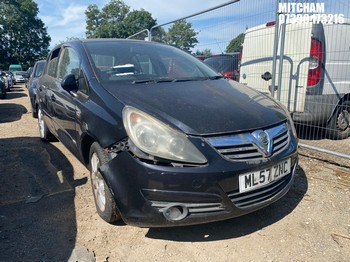 Location: Mitcham - 2007 VAUXHALL CORSA SXI A/C AUTO 5 Door Hatchback REG: ML57ZNC, Keys: No, MOT Expiry date: 30/08/2024, 1364 Petrol, 5 Speed Auto Petrol, Former Keepers: 8