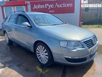 Location: Hull - 2008 VOLKSWAGEN PASSAT HIGHLINE TDI Estate REG: SE08TJZ, Keys: No, MOT Expiry date: 15/07/2026, 1986 Diesel, 6 Speed Manual Diesel, Former Keepers: 7