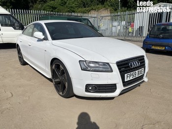 Location: Leeds - 2009 AUDI A5 S LINE TDI QUATTRO S-A 5 Door Hatchback REG: FP59BXE, Keys: No, MOT Expiry date: 10-11-2026, 2967 Diesel, 7 Speed S-Auto Diesel, Former Keepers: 12