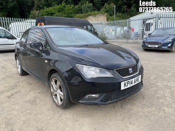 Location: Leeds - 2014 SEAT IBIZA TOCA 3 Door Hatchback REG: KP14AHE, Keys: No, MOT Expiry date: 29-08-2026, 1390 Petrol, 5 Speed Manual Petrol, Former Keepers: 6