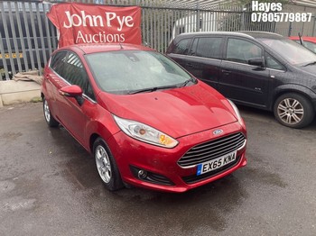 Location: Hayes - 2015 FORD FIESTA TITANIUM ECONETIC 5 Door Hatchback REG: EX65KNA, Keys: No, MOT Expiry date: 09/09/2026, 1499 Diesel, 5 Speed Manual Diesel, Former Keepers: 4