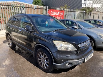 Location: Hayes - 2007 HONDA CR-V EX I-VTEC AUTO 5 Door Hatchback REG: BD57VSV, Keys: No, MOT Expiry date: 28/05/2026, 1997 Petrol, 5 Speed Auto Petrol, Former Keepers: 5