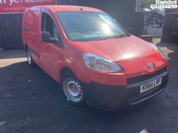 Location: Stapleford - 2015 PEUGEOT PARTNER 750 S L2 HDI Panel Van REG: KR64LNP, Keys: Yes, MOT Expiry date: 11/08/2026, 1560 Diesel, 5 Speed Manual Diesel, Former Keepers: 0