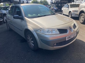 Location: Stapleford - 2007 RENAULT MEGANE DYNAMIQUE DCI 5 Door Hatchback REG: HN07EXF, Keys: Yes, MOT Expiry date: 21/04/2027, 1461 Diesel, 5 Speed Manual Diesel, Former Keepers: 6
