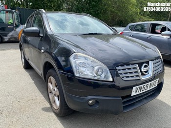 Location: Manchester - 2009 NISSAN QASHQAI N-TEC DCI 5 Door Hatchback REG: VN59NVE, 1461cc Diesel, 6 Speed Manual Diesel, Former Keepers: 7, Keys: No, MOT Expiry date: 26/06/2026