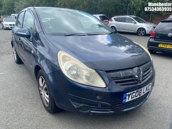 Location: Manchester - 2008 VAUXHALL CORSA BREEZE 5 Door Hatchback REG: YG08LKC, 1229 Petrol, 5 Speed Manual Petrol, Former Keepers: 11, Keys: No, MOT Expiry date: 02/01/2027