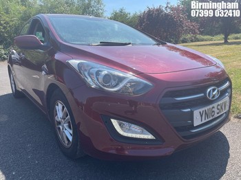 Location: Birmingham - 2016 HYUNDAI I30 SE BLUE DRIVE CRDI 5 DOOR HATCHBACK REG: YN16SKV, 1582cc DIESEL, 6 SPEED MANUAL DIESEL, Former Keepers: 1, Keys: Yes, MOT Expiry date: 20/08/2026