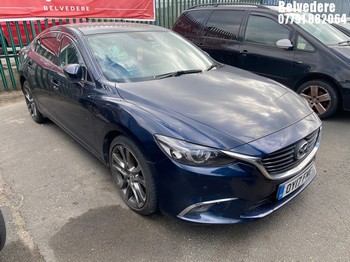 Location: Belvedere - 2017 MAZDA 6 SPORT NAV D 4 Door Saloon REG: OY17FME, Keys: No, MOT Expiry date: 26/03/2026, 2191 Diesel, 6 Speed Manual Diesel, Former Keepers: 6