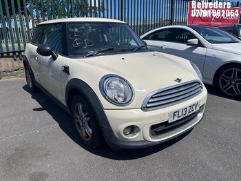 Location: Belvedere - 2013 MINI ONE 3 Door Hatchback REG: FL13ZCV, Keys: No, MOT Expiry date: 27/11/2026, 1598 Petrol, 6 Speed Manual Petrol, Former Keepers: 4