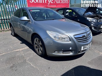 Location: Belvedere - 2012 VAUXHALL INSIGNIA SRI CDTI 5 Door Hatchback REG: BK12UEO, Keys: No, MOT Expiry date: 19/10/2025, 1956 Diesel, 6 Speed Manual Diesel, Former Keepers: 4