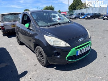 Location: Belvedere - 2011 FORD KA STUDIO 3 Door Hatchback REG: BC11VTF, Keys: No, MOT Expiry date: 14/06/2026, 1242 Petrol, 5 Speed Manual Petrol, Former Keepers: 7