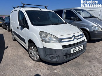 Location: Belvedere - 2011 CITROEN BERLINGO 625 LX HDI 75 Panel Van REG: YK11DXZ, Keys: No, MOT Expiry date: 13/09/2019, 1560 Diesel, 5 Speed Manual Diesel, Former Keepers: 2