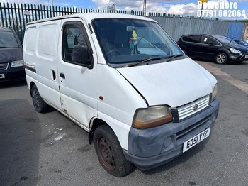 Location: Belvedere - 2001 SUZUKI CARRY Panel Van REG: EO51YYZ, Keys: No, MOT Expiry date: 03/04/2025, 1298 Petrol, 5 Speed Manual Petrol, Former Keepers: 4