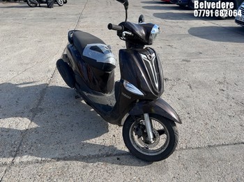 Location: Belvedere - 2014 YAMAHA XC 115 S DELIGHT Scooter REG: LX14WDE, Keys: No, MOT Expiry date: 30.10.2025, 114 Petrol, Automatic, Former Keepers: 2