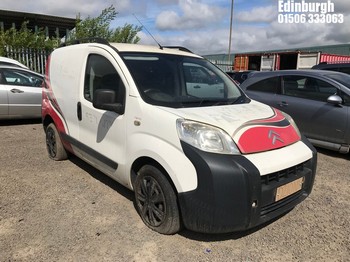 Location: Edinburgh - 2011 CITROEN NEMO 660 LX STOP & START Panel Van REG: D21ONN, Keys: No, MOT Expiry date: 11/05/2024, 1248 Diesel, 5 Speed Manual Diesel, Former Keepers: 5
