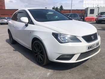 Location: Nottingham - 2015 SEAT IBIZA I-TECH TSI 3 Door Hatchback REG: MM65UNW, Keys: No, MOT Expiry date: 10/07/2026, 1197 Petrol, 5 Speed Manual Petrol, Former Keepers: 8