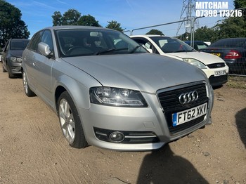 Location: Mitcham - 2013 AUDI A3 SPORT TDI 5 Door Hatchback REG: FT62XKV, Keys: No, MOT Expiry date: 21/04/2026, 1598 Diesel, 5 Speed Manual Diesel, Former Keepers: 4