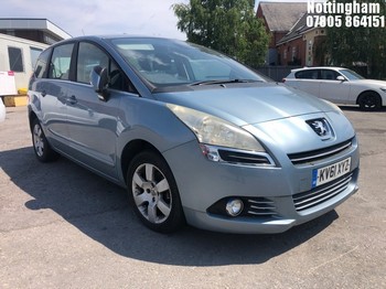 Location: Nottingham - 2011 PEUGEOT 5008 SPORT HDI MPV REG: KV61XYZ, Keys: Yes, MOT Expiry date: 26/01/2027, 1560 Diesel, 6 Speed Manual Diesel, Former Keepers: 4