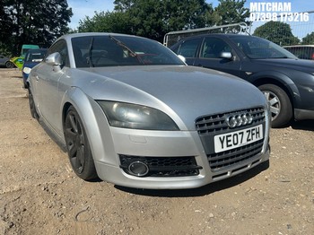 Location: Mitcham - 2007 AUDI TT FSI Coupe REG: YE07ZFH, Keys: No, MOT Expiry date: 09/06/2026, 1984 Petrol, 6 Speed Manual Petrol, Former Keepers: 14