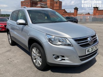 Location: Nottingham - 2008 VOLKSWAGEN TIGUAN SE TDI 140 Estate REG: ML08ZHZ, Keys: No, MOT Expiry date: 16/04/2027, 1968 Diesel, 6 Speed Manual Diesel, Former Keepers: 4