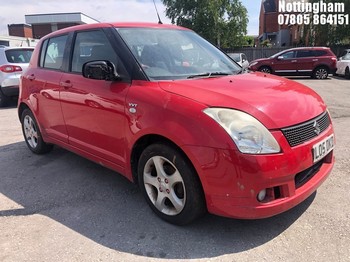 Location: Nottingham - 2005 SUZUKI SWIFT VVTS GLX 5 Door Hatchback REG: WL05DKD, Keys: No, MOT Expiry date: 07/11/2025, 1490 Petrol, 5 Speed Manual Petrol, Former Keepers: 4