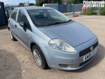 Location: Peterborough - 2008 FIAT GRANDE PUNTO ACTIVE 65 5 Door Hatchback REG: AM08ZZE, Keys: No, MOT Expiry date: 08/10/2025, 1242 Petrol, 5 Speed Manual Petrol, Former Keepers: 5