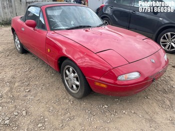 Location: Peterborough - 1992 MAZDA EUNOS MX 5 4 Door Saloon REG: J516MTY, Keys: No, MOT Expiry date: 23/09/2025, 1590 Petrol, AUTO, Former Keepers: 15