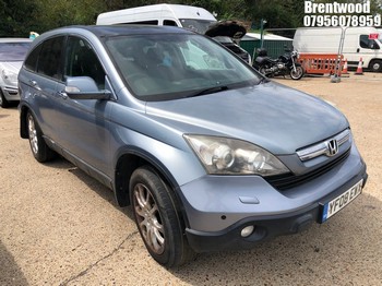 Location: Brentwood - 2008 HONDA CR-V EX I-VTEC AUTO Estate REG: YF08EWX, Keys: No, MOT Expiry date: 11.02.2025, 1997 Petrol, 5 Speed Auto Petrol, Former Keepers: 3