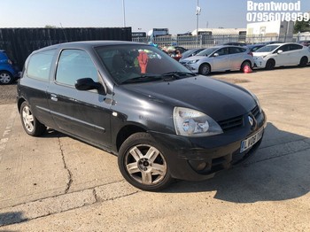 Location: Brentwood - 2008 RENAULT CLIO CAMPUS SPORT 16V 3 Door Hatchback REG: LV08THN, Keys: No, MOT Expiry date: 03/03/2027, 1149 Petrol, 5 Speed Manual Petrol, Former Keepers: 5