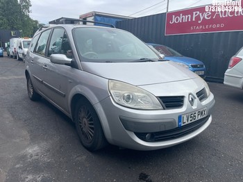 Location: Stapleford - 2006 RENAULT G-SCENIC PRI-7 DCI 106 MPV REG: LV56PMX, Keys: Yes, MOT Expiry date: 15/11/2026, 1461 Diesel, 6 Speed Manual Diesel, Former Keepers: 4