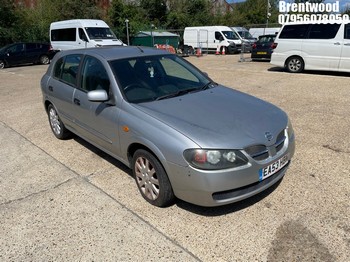 Location: Brentwood - 2004 NISSAN ALMERA SE 5 Door Hatchback REG: EA53HBN, Keys: No, MOT Expiry date: 18/12/2024, 1497 Petrol, 5 Speed Manual Petrol, Former Keepers: 1