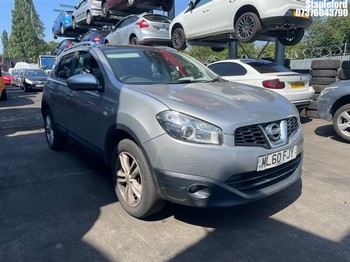 Location: Stapleford - 2010 NISSAN QASHQAI N-TEC DCI 5 Door Hatchback REG: ML60FJY, Keys: Yes, MOT Expiry date: 22/12/2026, 1461 Diesel, 6 Speed Manual Diesel, Former Keepers: 8