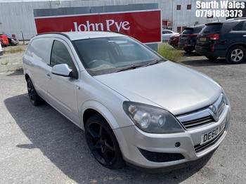 Location: South Wales - 2010 VAUXHALL ASTRA SPORTIVE CDTI Car Derived Van REG: DE60MXV, Keys: No, MOT Expiry date: 20/03/2026, 1686 Diesel, 6 Speed Manual Diesel, Former Keepers: 3