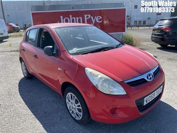 Location: South Wales - 2009 HYUNDAI I20 CLASSIC 5 Door Hatchback REG: VO59YED, Keys: No, MOT Expiry date: 23/10/2025, 1248 Petrol, 5 Speed Manual Petrol, Former Keepers: 6