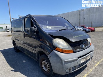 Location: South Wales - 2003 RENAULT TRAFIC SL27 DCI 100 SWB Panel Van REG: LY03JKV, Keys: No, MOT Expiry date: 11/11/2025, 1870 Diesel, 6 Speed Manual Diesel, Former Keepers: 2