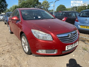 Location: Mitcham - 2009 VAUXHALL INSIGNIA SRI 160 CDTI A 5 Door Hatchback REG: DY59BXV, Keys: No, MOT Expiry date: 14/05/2026, 1956 Diesel, 6 Speed Auto Diesel, Former Keepers: 10