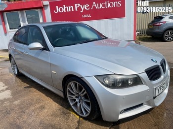 Location: Hull - 2007 BMW 320D M SPORT AUTO 4 Door Saloon REG: YF57ULC, Keys: No, MOT Expiry date: 16/06/2026, 1995 Diesel, 6 Speed Auto Diesel, Former Keepers: 10