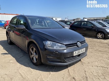 Location: Leeds - 2017 VOLKSWAGEN GOLF MATCH EDITION TSI BM 5 DOOR HATCHBACK REG: YJ66RJA, 1395cc PETROL, 6 SPEED MANUAL PETROL, Former Keepers: 0, Keys: Yes, MOT Expiry date: 06-02-2027