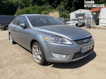 Location: Leeds - 2009 FORD MONDEO TITANIUM X TDCI 5 Door Hatchback REG: BV59WXP, Keys: No, MOT Expiry date: 22-03-2027, 2179 Diesel, 6 Speed Manual Diesel, Former Keepers: 3