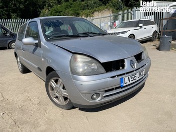 Location: Leeds - 2005 RENAULT CLIO EXTREME 16V 3 Door Hatchback REG: LV55UKC, Keys: No, MOT Expiry date: 25-10-2026, 1149 Petrol, 5 Speed Manual Petrol, Former Keepers: 7